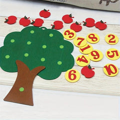 Numbers Felt Board For Toddlers Counters For Kids Preschool Math