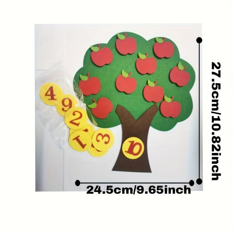 Numbers Felt Board For Toddlers Counters For Kids Preschool Math