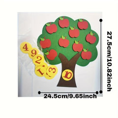Numbers Felt Board For Toddlers Counters For Kids Preschool Math