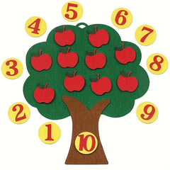 Numbers Felt Board For Toddlers Counters For Kids Preschool Math
