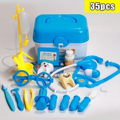 Kids Doctor Pretend Play Equipment Toy Set 52 Pieces