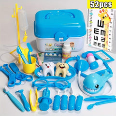 Kids Doctor Pretend Play Equipment Toy Set 52 Pieces