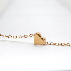 Alloy Heart Necklace Plated Female's Necklace Gift For Friends