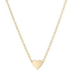 Alloy Heart Necklace Plated Female's Necklace Gift For Friends