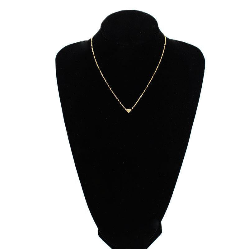 Alloy Heart Necklace Plated Female's Necklace Gift For Friends
