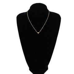 Alloy Heart Necklace Plated Female's Necklace Gift For Friends