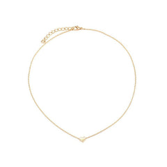 Alloy Heart Necklace Plated Female's Necklace Gift For Friends