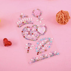 Acrylic Makeup Gem Face Sticker DIY Diamond Sticker Forehead Eyebrow