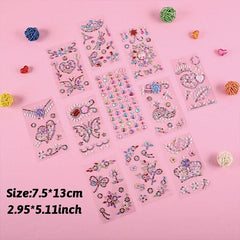 Acrylic Makeup Gem Face Sticker DIY Diamond Sticker Forehead Eyebrow
