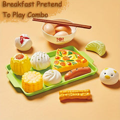 Kids Kitchen Toy Pretends Play Cooking Food Game Hamburger Pizza Snack...