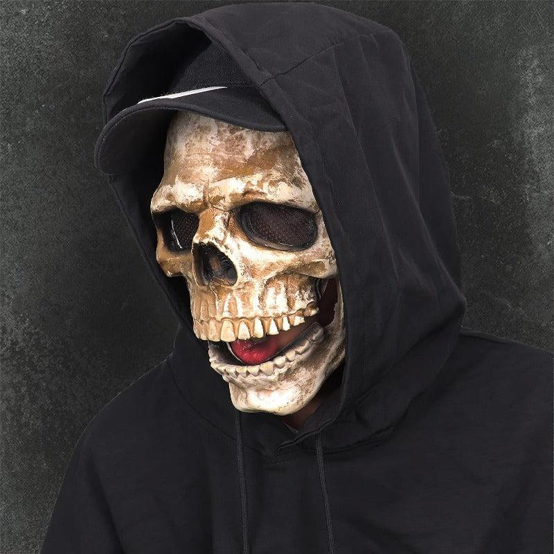 Creepy Skull Mask Halloween Horror Latex Helmet Cosplay Party Props