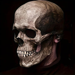 Creepy Skull Mask Halloween Horror Latex Helmet Cosplay Party Props