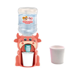 Kids Water Dispenser Play House Toy Fun Press Simulated Beverage Machine