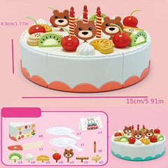 Kids Cake Toy Set Fun DIY Home Play Toys