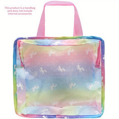Rainbow Handbag with Display Window for Dolls