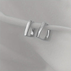Irregular Geometric Metal Earrings for Women Jewelry Gift