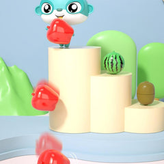 17 Piece Pretend Play Food Set for Kitchen & Cutting Skills