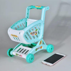 Mini Supermarket Shopping Cart Toy Store Basket Halloween Christmas Gift