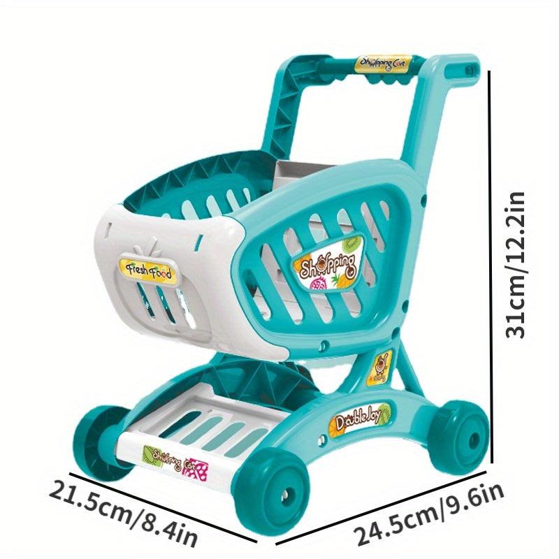 Mini Supermarket Shopping Cart Toy Store Basket Halloween Christmas Gift