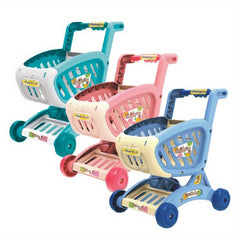 Mini Supermarket Shopping Cart Toy Store Basket Halloween Christmas Gift
