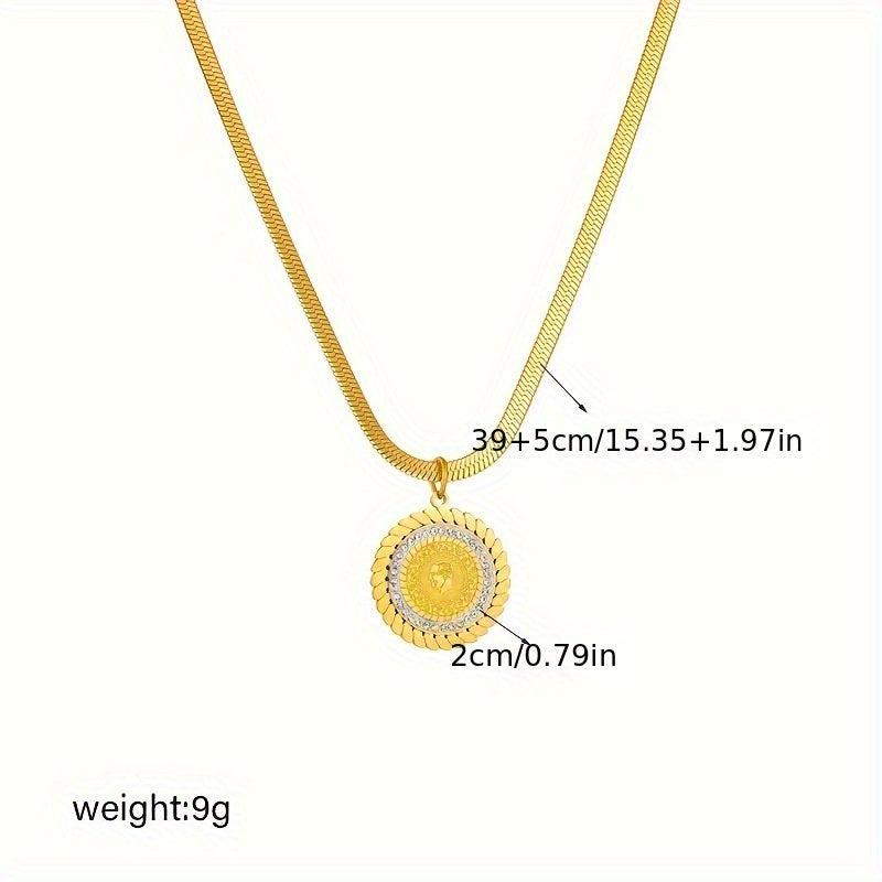 Stainless Steel Portrait Charm Jewelry Set