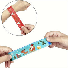 12pcs Slap Bracelet Dinosaur Astronaut Party Gift