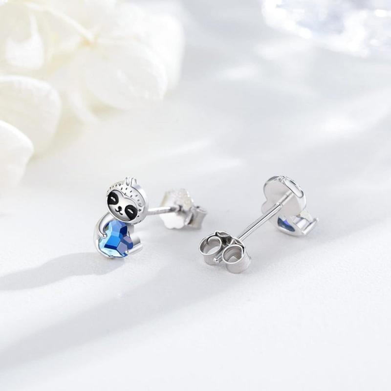 Sloth Animal Earrings Party Jewelry Gift For Women Mom Friends