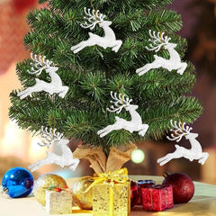 6pcs Christmas Reindeer Decoration Tree Deer Pendant