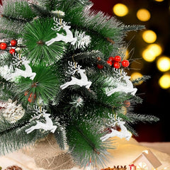 6pcs Christmas Reindeer Decoration Tree Deer Pendant