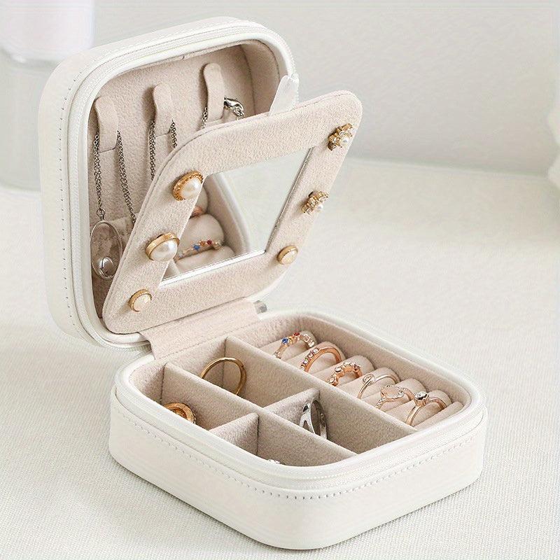 Travel Jewelry Case Box Display Earring Ring Holder