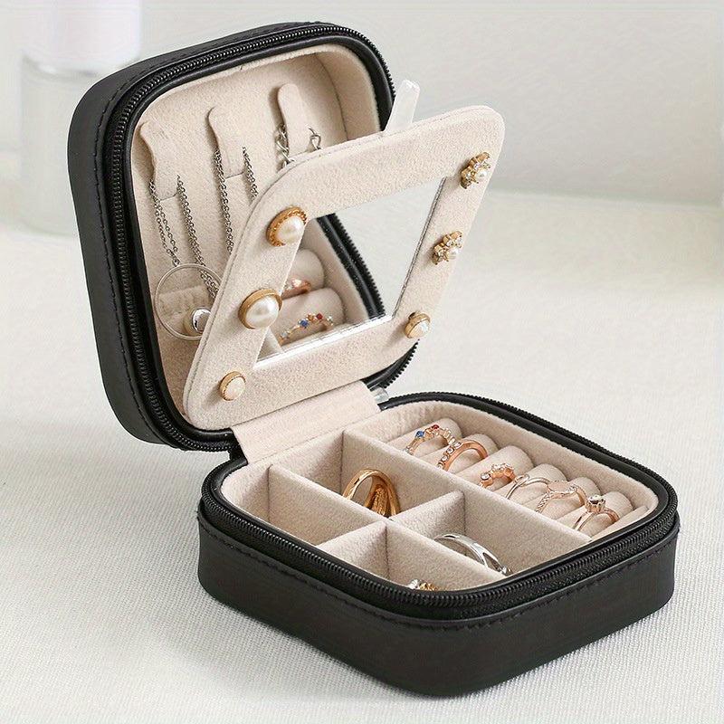 Travel Jewelry Case Box Display Earring Ring Holder