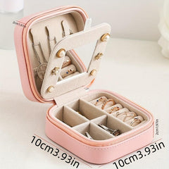 Travel Jewelry Case Box Display Earring Ring Holder