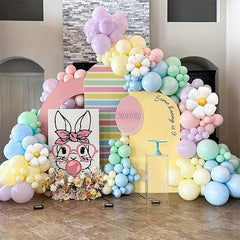 189pcs Daisy Pastel Balloons Garland Kit Baby Shower Wedding Birthday