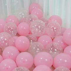20pcs Transparent Star Balloon Set for Birthdays Weddings Thanksgiving Christmas