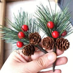 10pcs Mini Pine Needles Christmas Tree Decoration