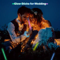 Halloween Glow Sticks Bulk Ultra Bright Multicolor Necklaces