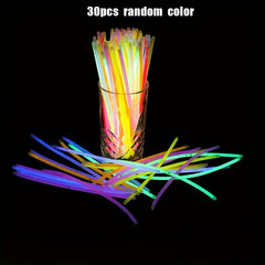 Halloween Glow Sticks Bulk Ultra Bright Multicolor Necklaces