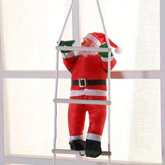 Climbing Rope Santa Claus Stuffed Doll Christmas Toy Gift