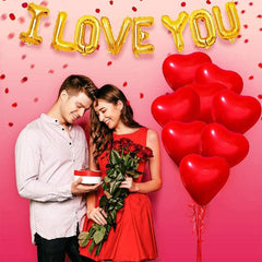 50pcs Large Red Heart Balloon Anniversary Wedding Decoration Balloon