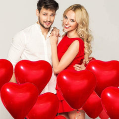 50pcs Large Red Heart Balloon Anniversary Wedding Decoration Balloon