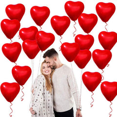 50pcs Large Red Heart Balloon Anniversary Wedding Decoration Balloon