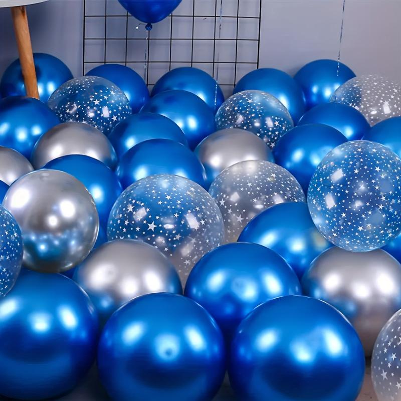 20pcs Metal Star Balloon Set for Parties, Thanksgiving, Christmas, Decor