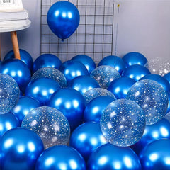 20pcs Metal Star Balloon Set for Parties, Thanksgiving, Christmas, Decor