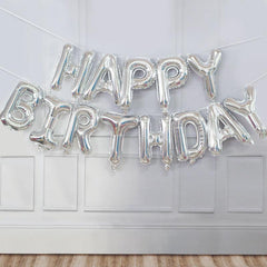 13pcs Happy Birthday Foil Letter Balloon Party Decorations Adult Alphabet
