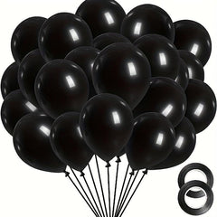 30 48 Cm Latex Balloons 50 Pack with Ribbon for Party Decorations
