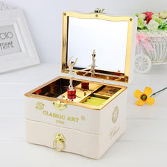 Dancing Ballet Girls Princess Jewelry Box For Kids Birthday