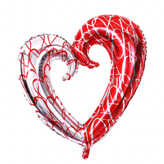 42 Inch Large Hook Mesh Love Aluminum Film Balloon Decoration