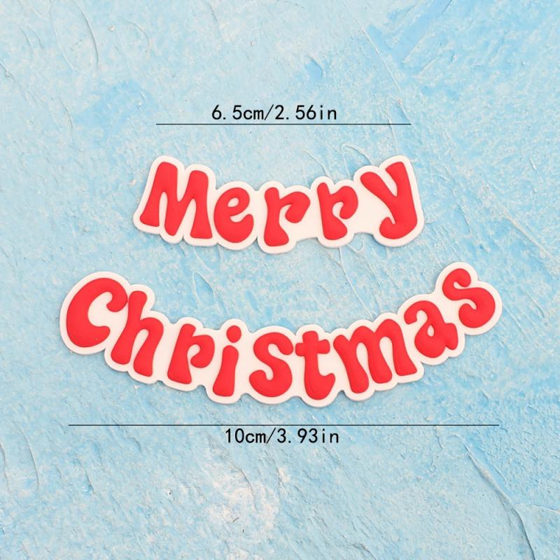 Santa Claus Merry Christmas Silicone Baking Decoration