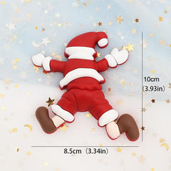 Santa Claus Merry Christmas Silicone Baking Decoration