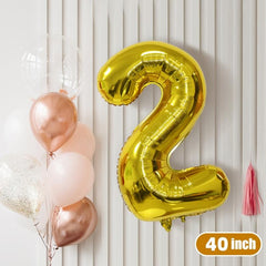 40 Inch Foil Mylar Letter Balloons for Parties and Celebrations